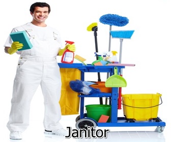 Daftar Nama Profesi dalam Bahasa Inggris dari Janitor