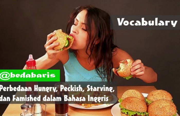 Perbedaan Hungry, Peckish, Starving dan Famished dalam Bahasa Inggris